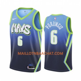 Maillot NBA Dallas Mavericks Kristaps Porzingis 6 Nike 2019-20 City Edition Swingman - Homme